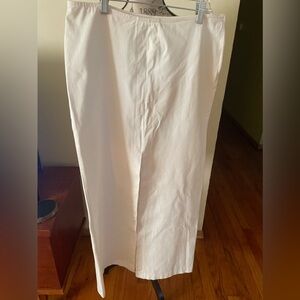 Henri Bendel White Cotton Maxi Skirt